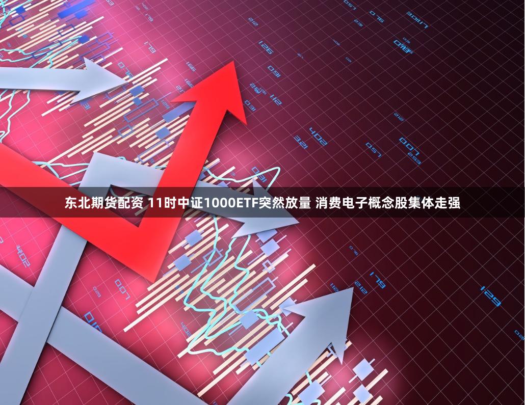 东北期货配资 11时中证1000ETF突然放量 消费电子概念股集体走强